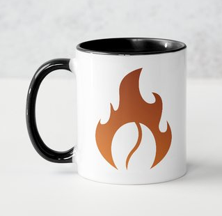 Flaming Bean Mug