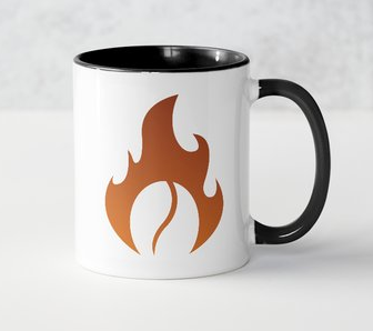 Flaming Bean Mug